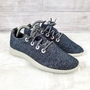 Allbirds Womens 8 Wool Runner Sneakers Gray Round Toe Lace Up Casual Shoes